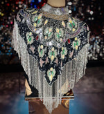 Hand beaded cape