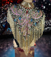 Hand beaded cape