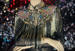 Hand beaded cape