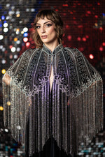 Hand beaded cape